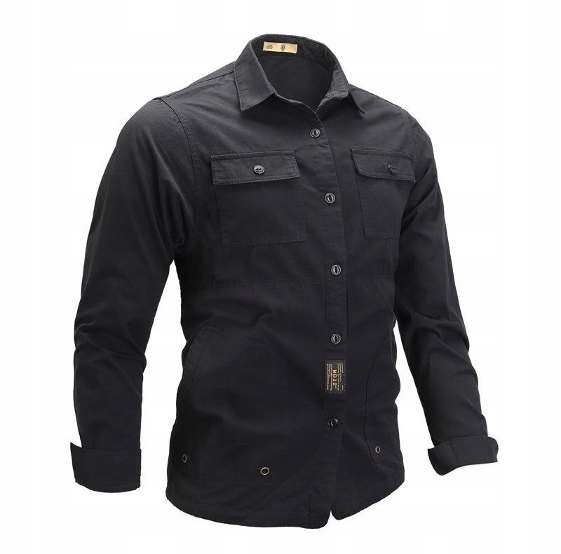 Koszula męska casual taktyczna kieszenie
