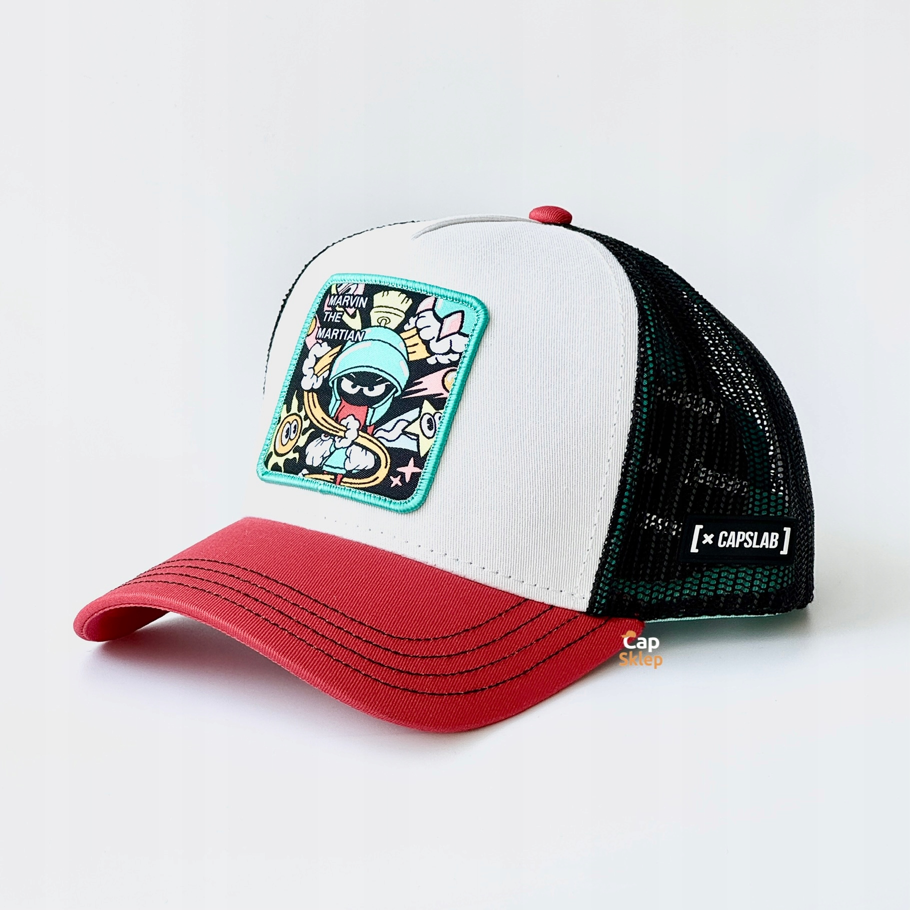 Czapka z daszkiem Capslab Looney Tunes Marvin the Martian Trucker