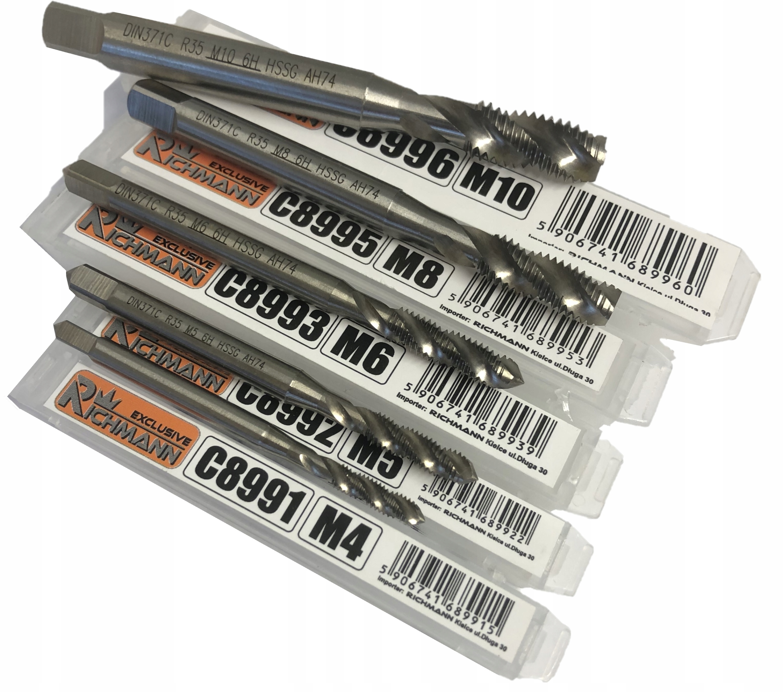 

Richmann Gwintowniki maszynowe zestaw M4-M10