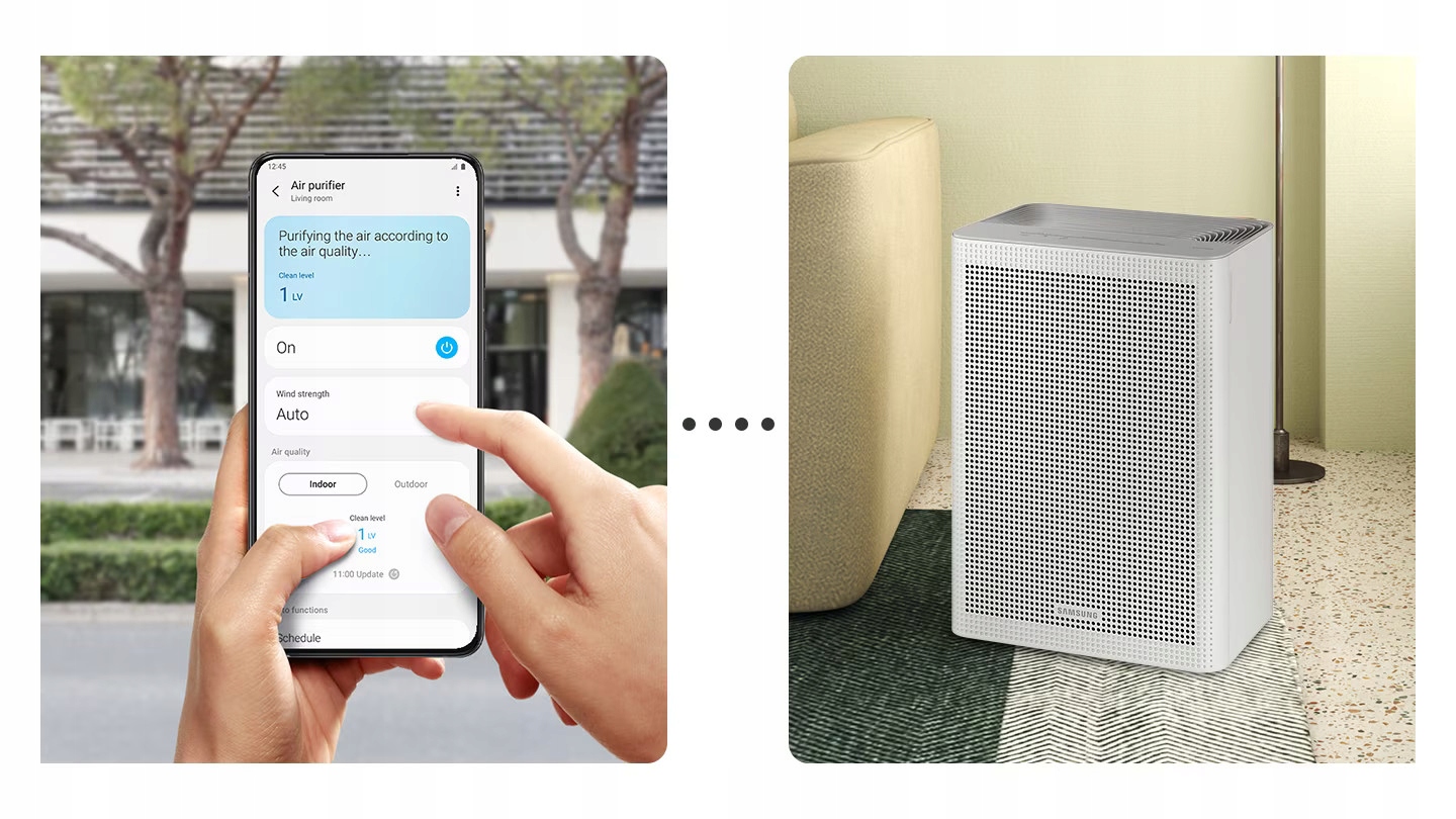 Oczyszczacz powietrza Samsung AX32BG3100GG WiFi SmartThings pow. 41m² 51dBA Marka Samsung