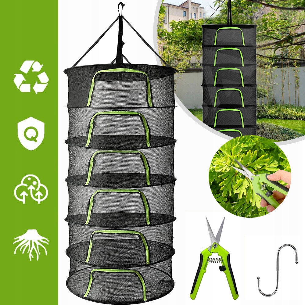 6 WARSTWY SUSZARKI DO ZIÓŁ, DO ZAWIESZENIA, KOSZ DO SUSZENIA, DO WARZYW Materiał dominujący inny