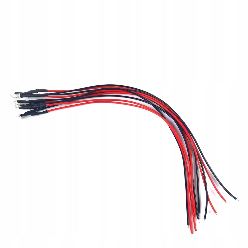 

Dioda Led 3mm 12V DC Czerwona Z Przewodem 20cm