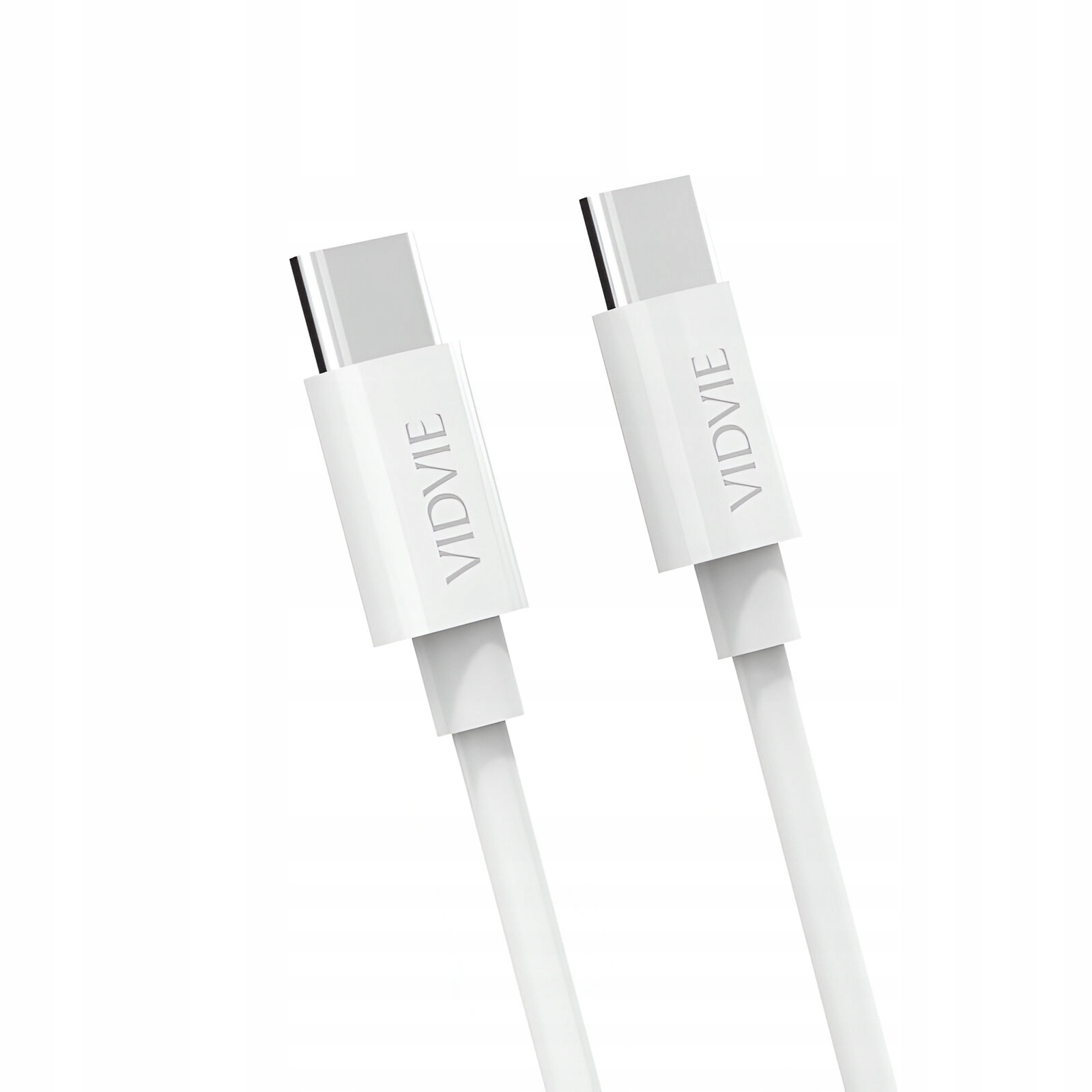 Kabel USB C (Typ C, 3A , 60W, Dwustronny Szybkie Ładowanie Quick Charge,1m) Kolor biały