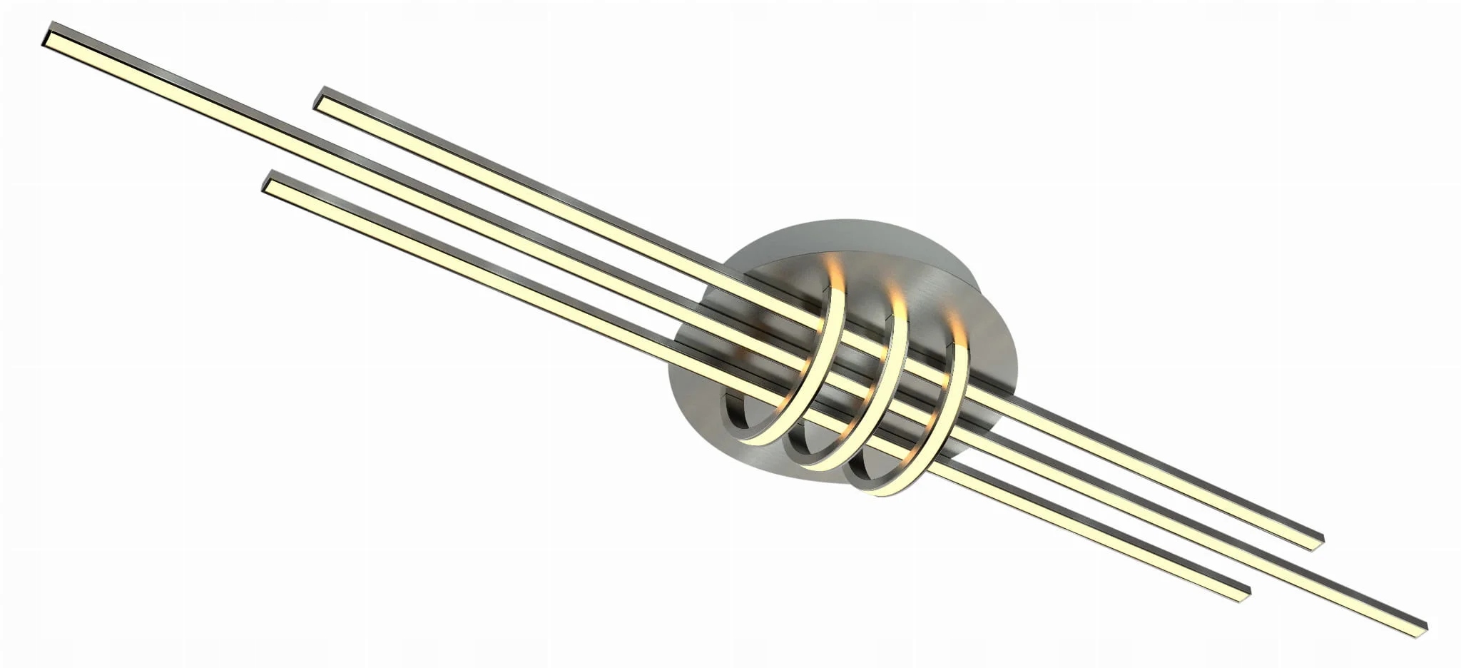 Led stropná lampa Naksos 110x22 40W 4000K Saténový nikel Apeti