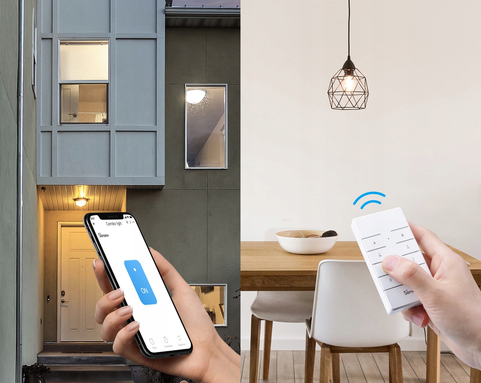 Dotykowy WŁĄCZNIK ŚWIATŁA Podwójny Szkło WIFI LED Kolor biały