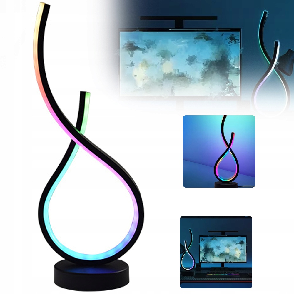 LAMPA STOŁOWA LED DO SYPIALNI ZASILANA PRZEZ USB, ŚCIEMNIANA LAMPKA NOCNA