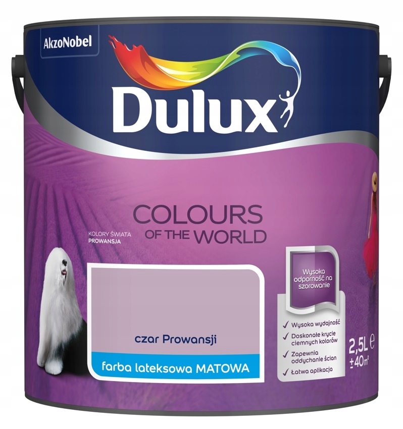 

Farba Dulux Świata- czar Prowansji, 2.5l