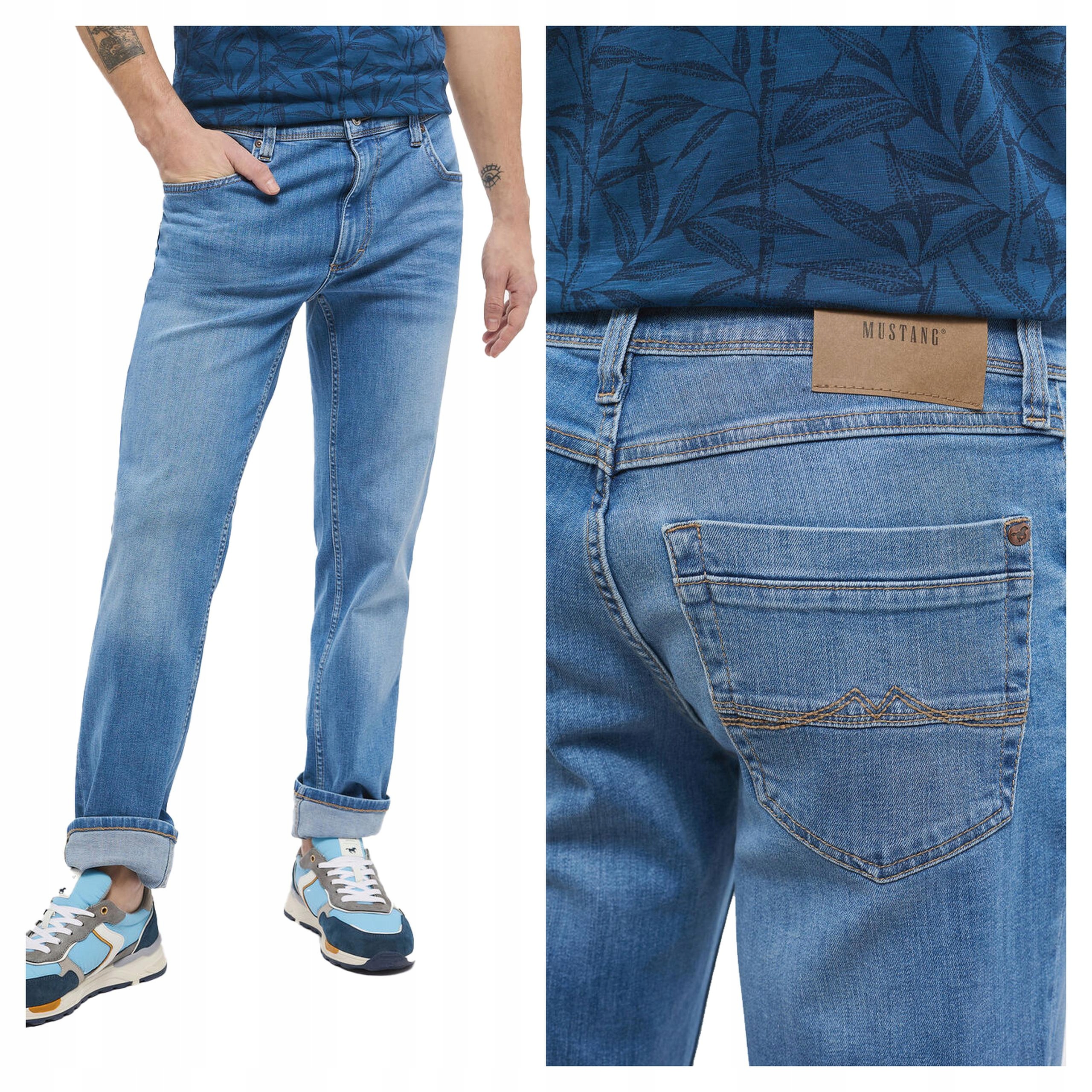 Pánské přiléhavé džínové kalhoty Mustang Washington straight 36/32