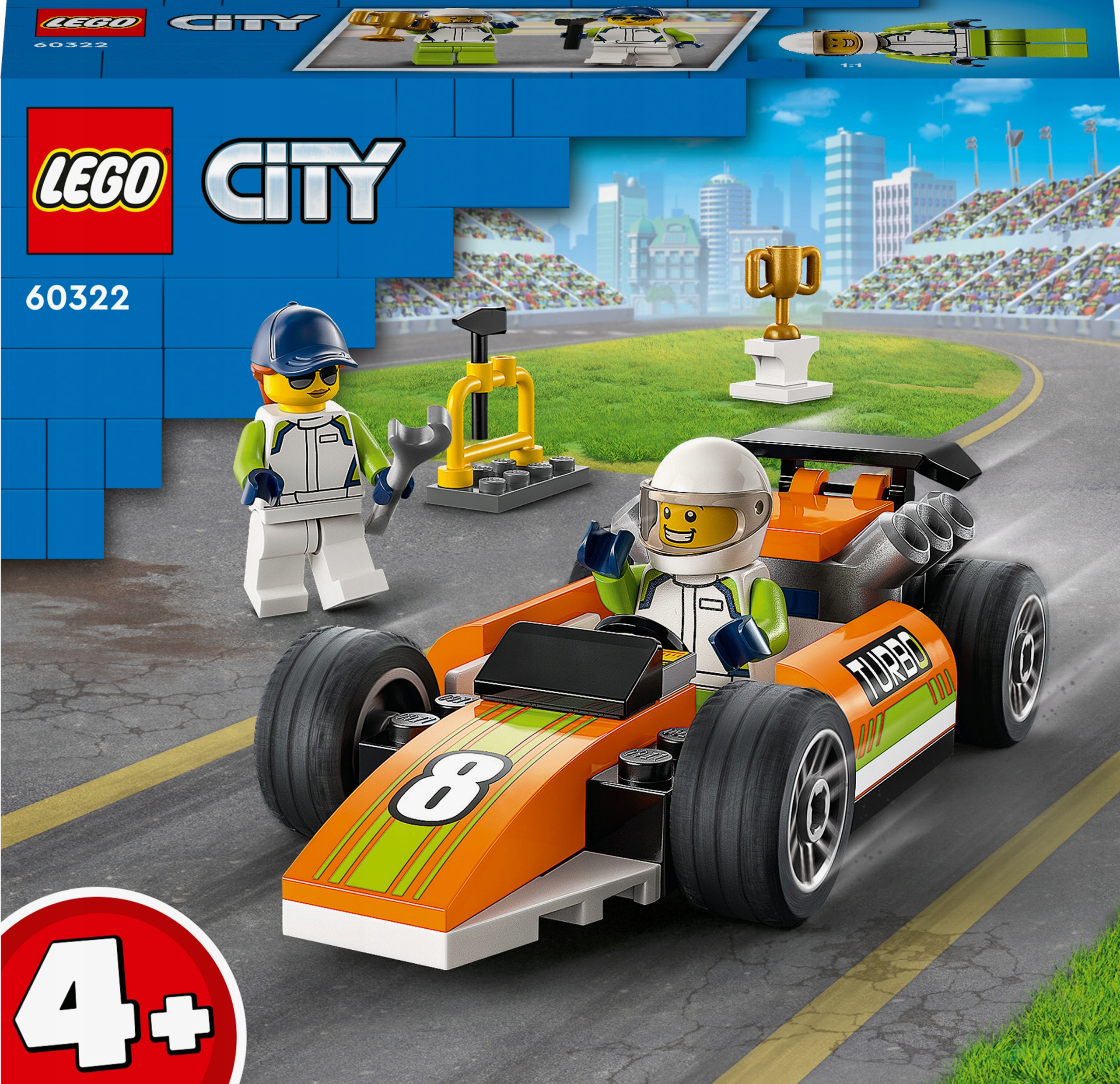 

Lego City Samochód wyścigowy 60322