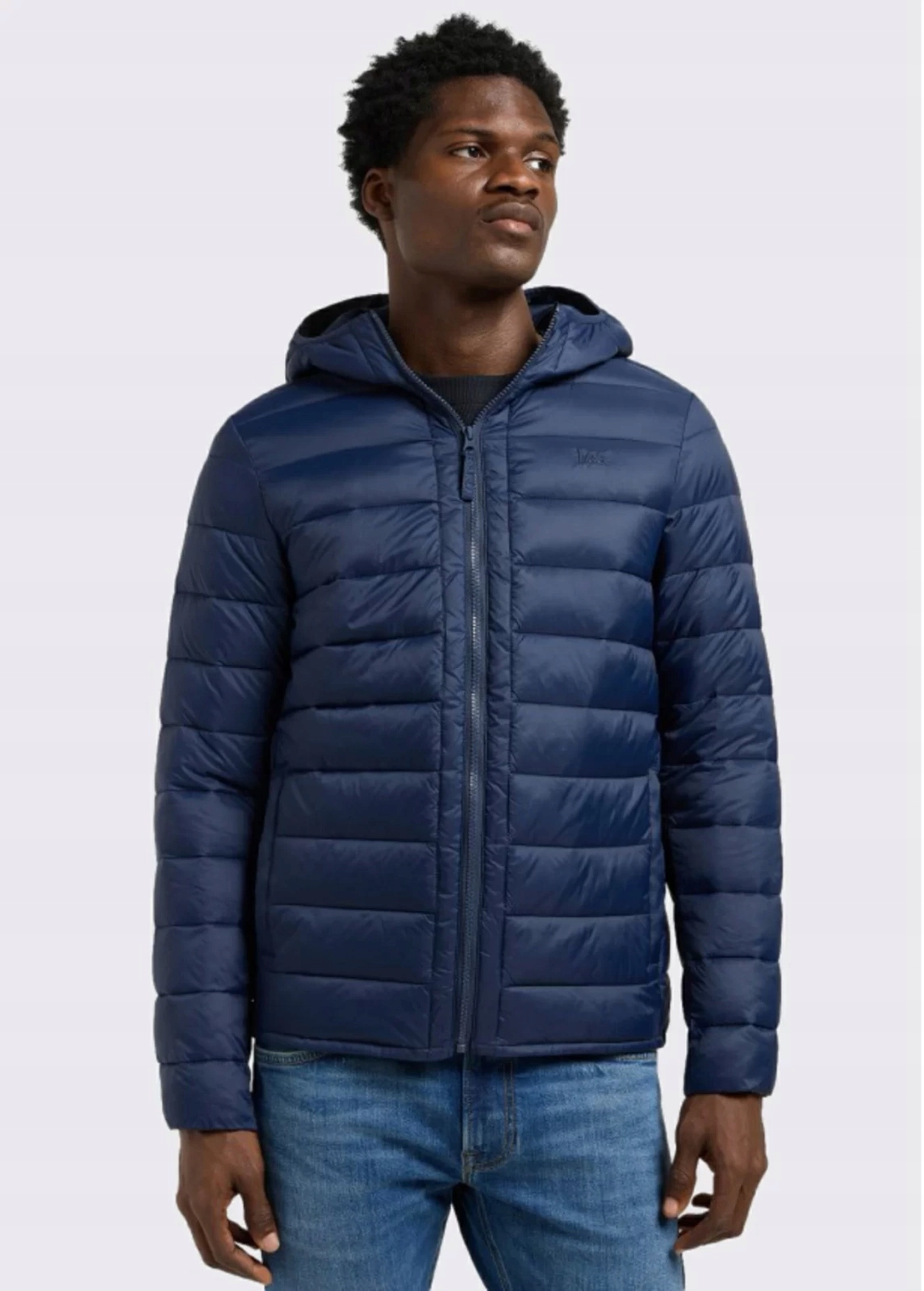 Pánská přechodová bunda Lee Puffer Jacket Mood Indigo 112371659 M