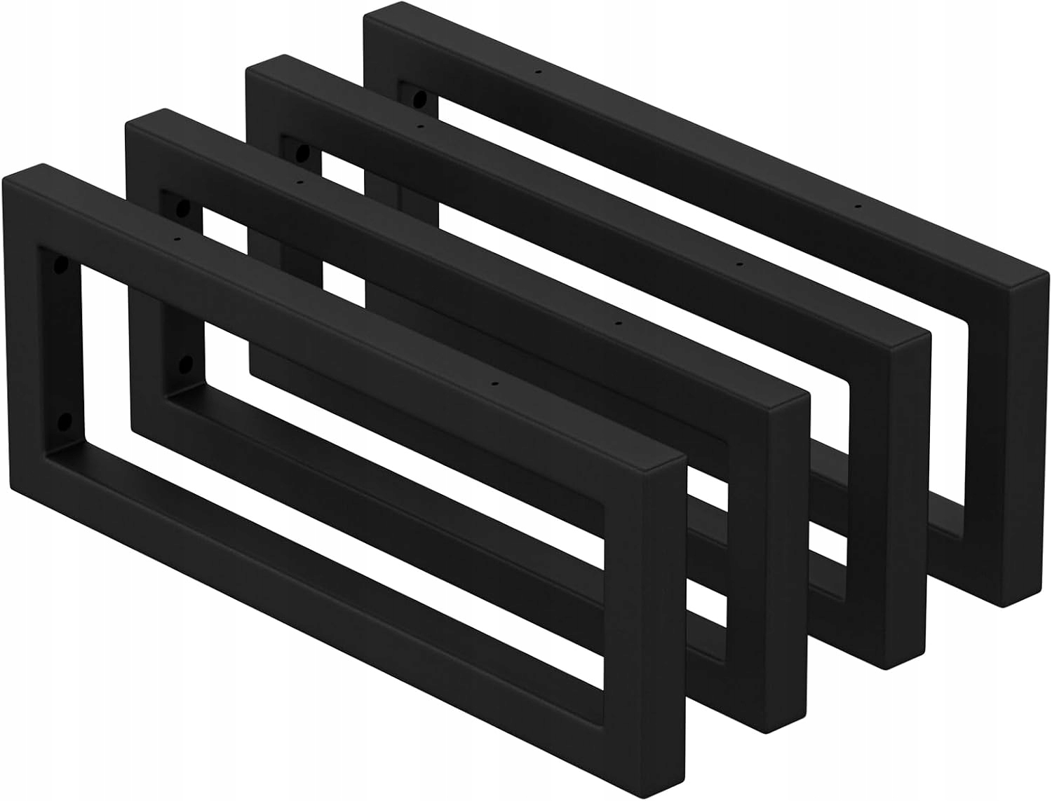 Nástenný držiak na police a umývadlá Mordx 40B-4p čierny kov 40 cm 4 ks