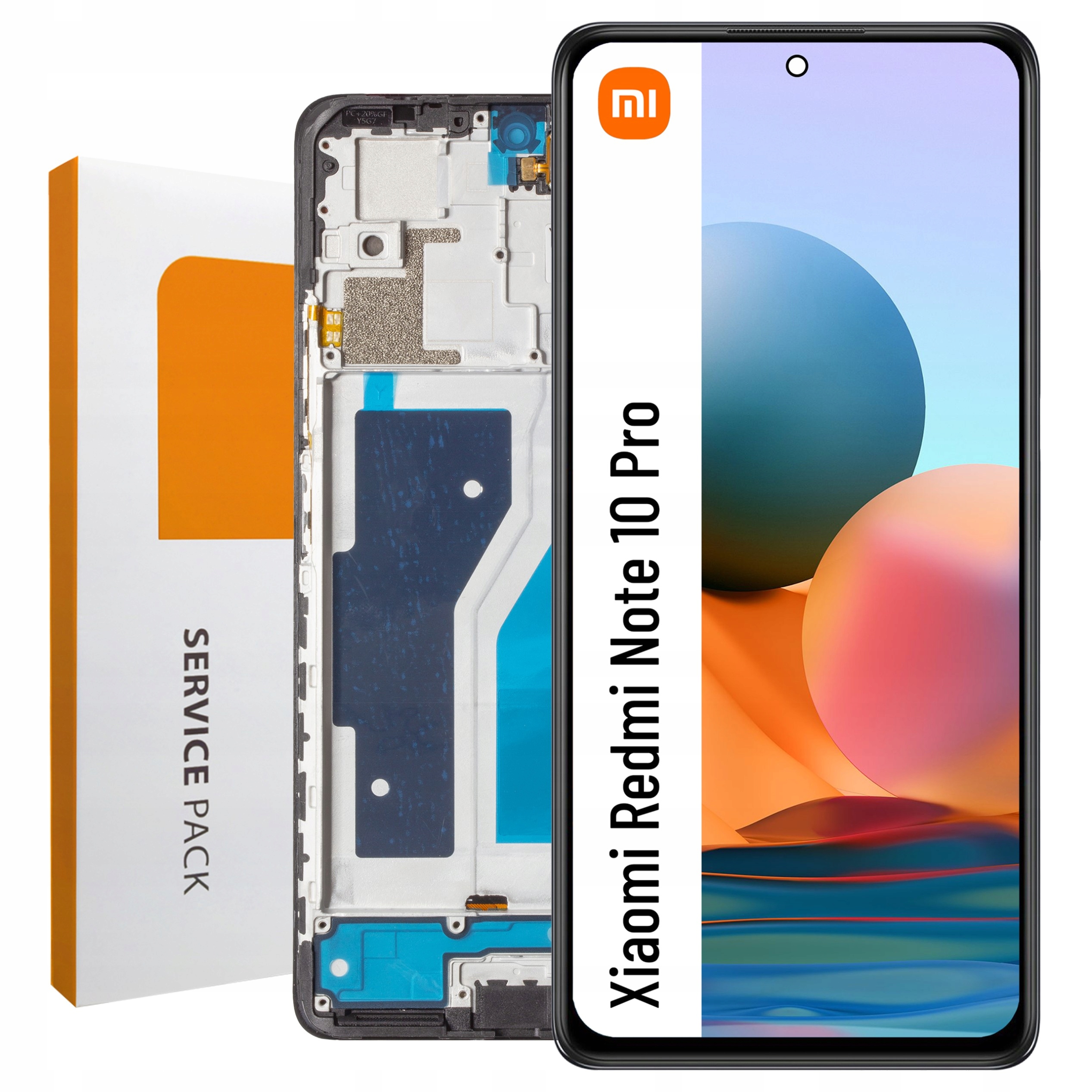 M2101K6G LCD pre Redmi Note 10 Pro Service Pack Rámček Matrica Originál Zila