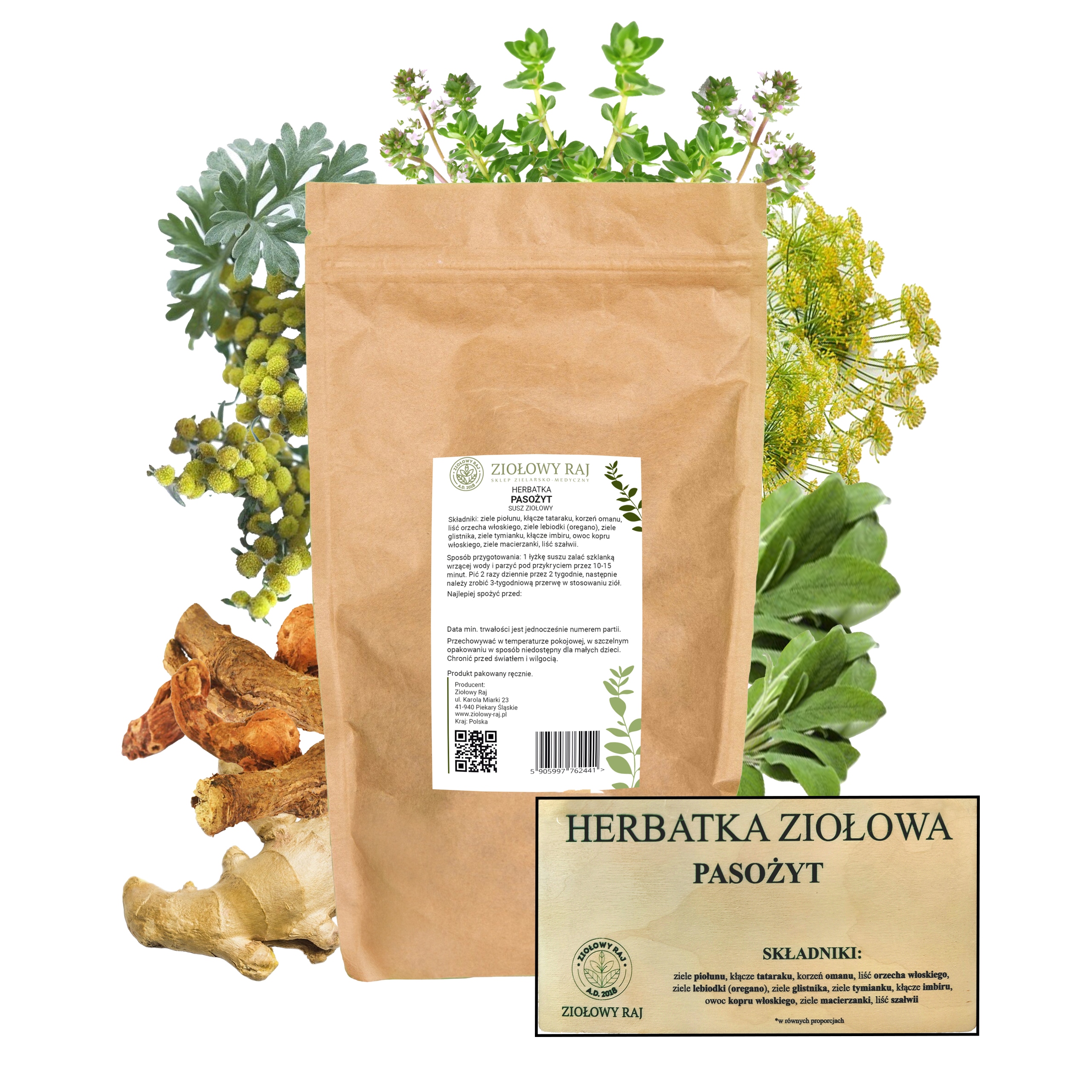 Levně Hořké byliny na brouky Paraziti Oddrobkování Pelyněk Ořech Italský 1000 g