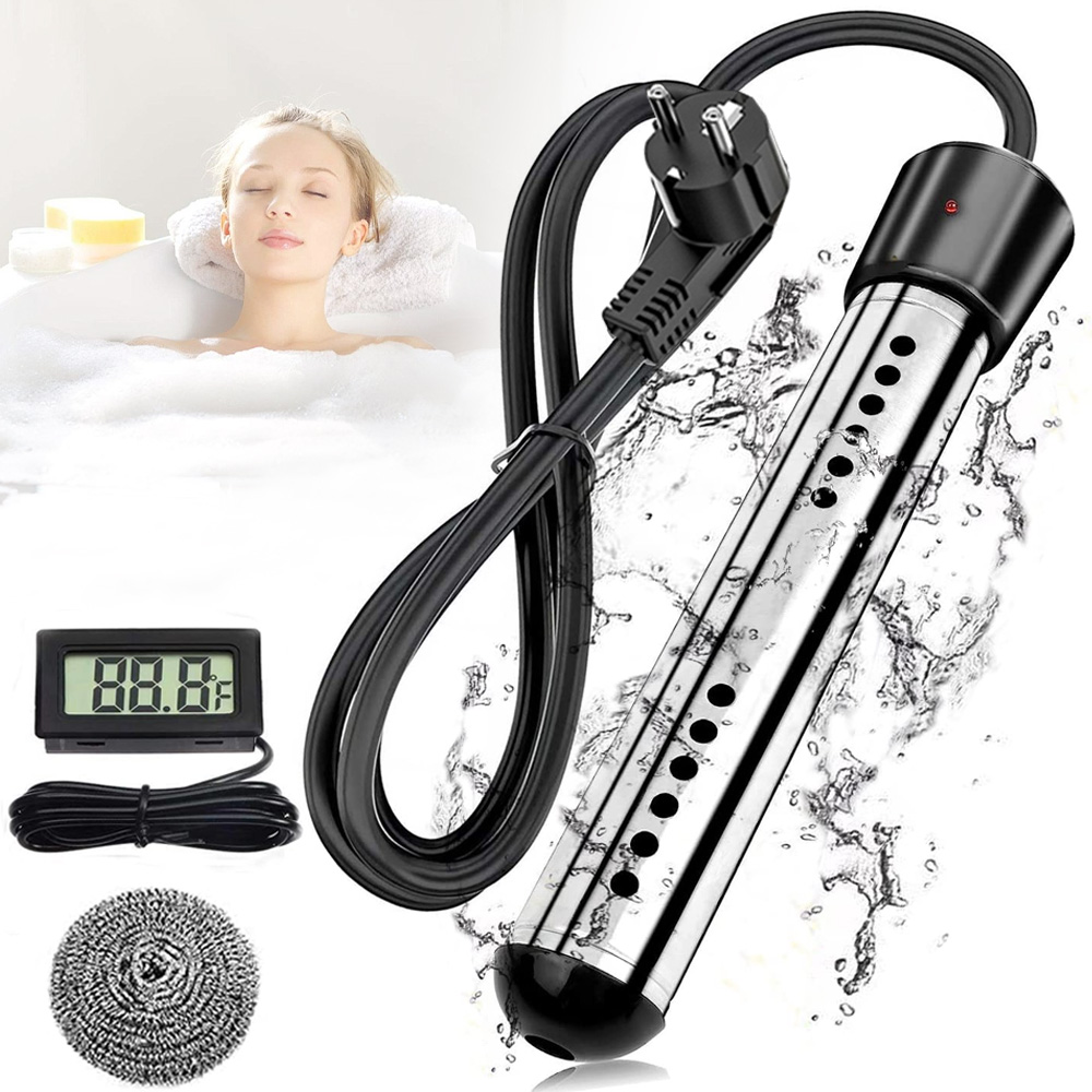 Ohřívač Do Bazénu Bazénový Ponorný Ohřívač Vody 3000 W S Časovačem