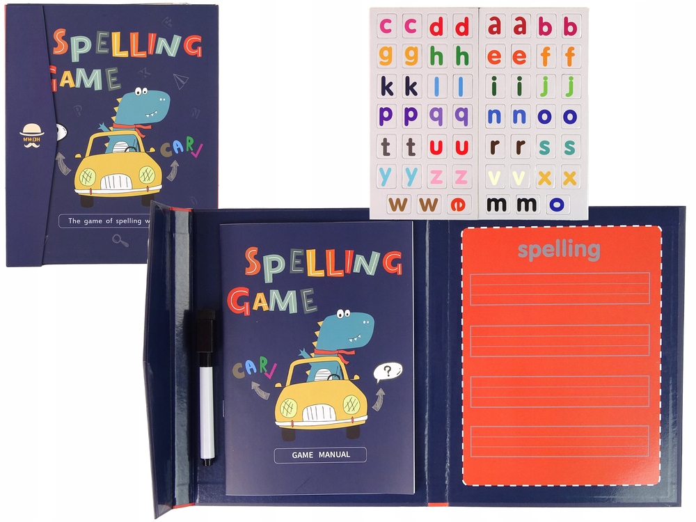 

Książeczka Edukacyjna Nauka Litery Magnes Angielsk