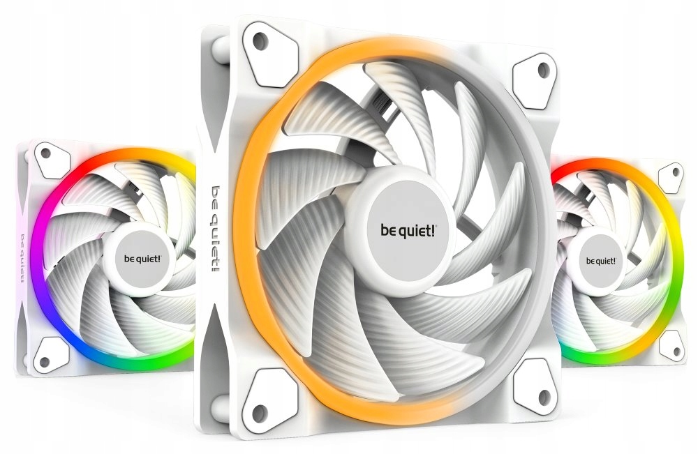 Be quiet! ventilátor Light Wings White 120mm Pwm high speed 3-pac