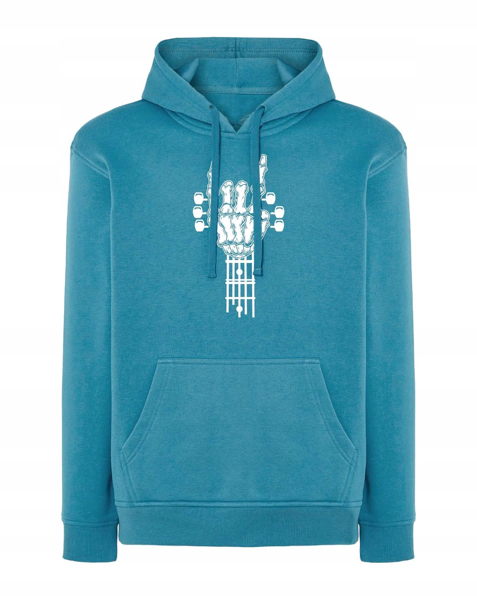 Mikina Rock On! pro hudebníka, fanouška rocku a metalu, Dárek modrá M