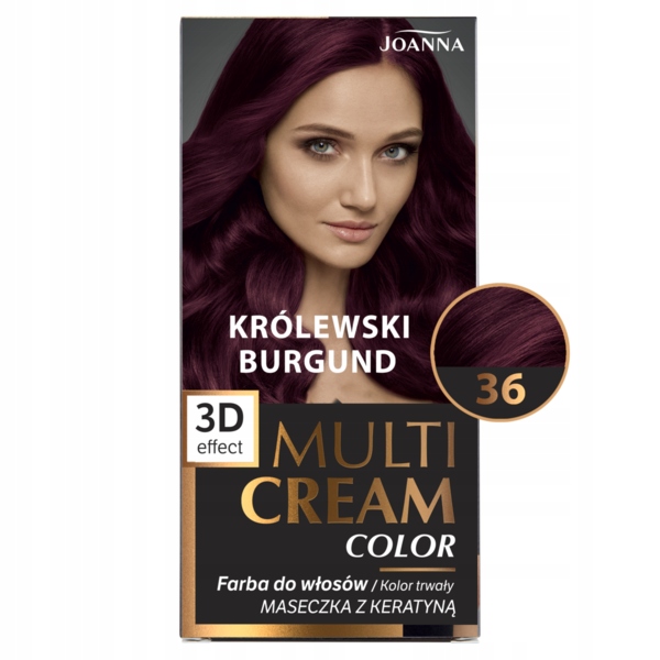 

Joanna farba do włosów królewski burgund 36