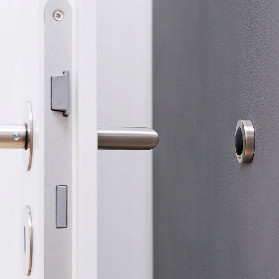 Odbojnik ścienny do drzwi klejony/przykręcany 38mm Rodzaj przyklejany i przykręcany