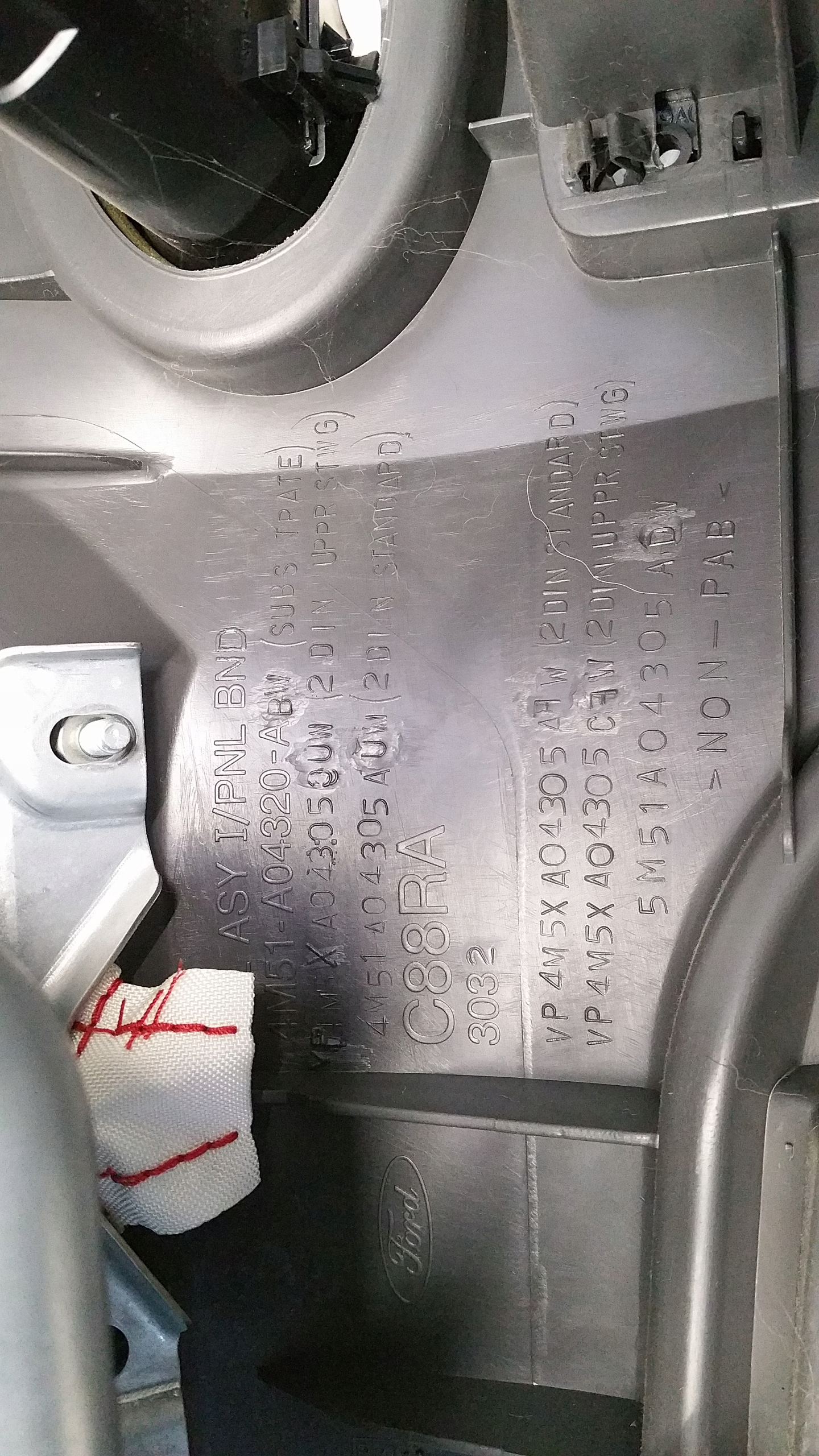 console airbags adjusters sensor Ford Focus II 2