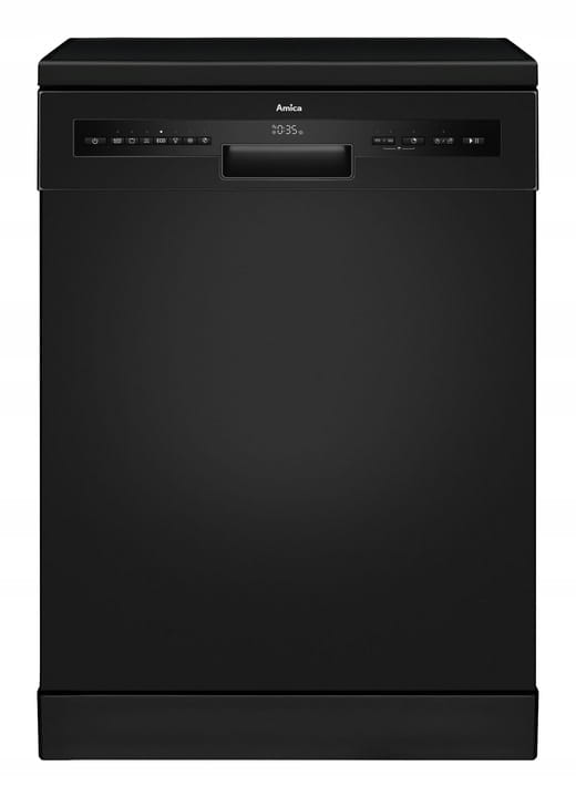 Zmywarka Amica DFM66C8EOiBH 60cm 14kpl 7programów zdejmowany Blat czarna