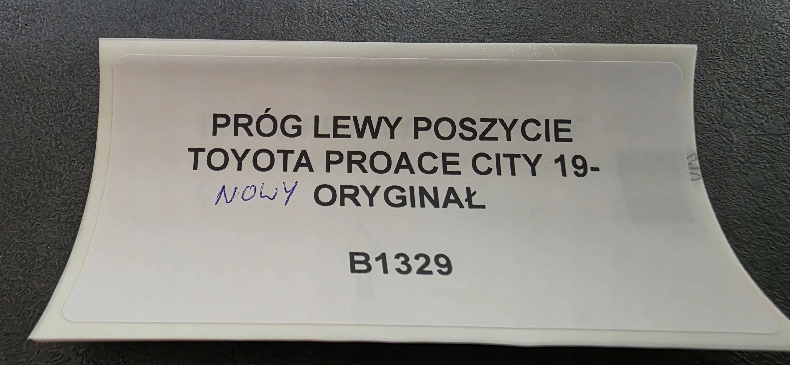 threshold left side TOYOTA PROACE CITY 19- new original