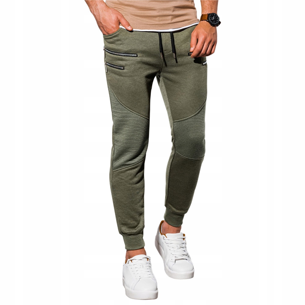 

Spodnie męskie dresowe bawełna P900 khaki XXL
