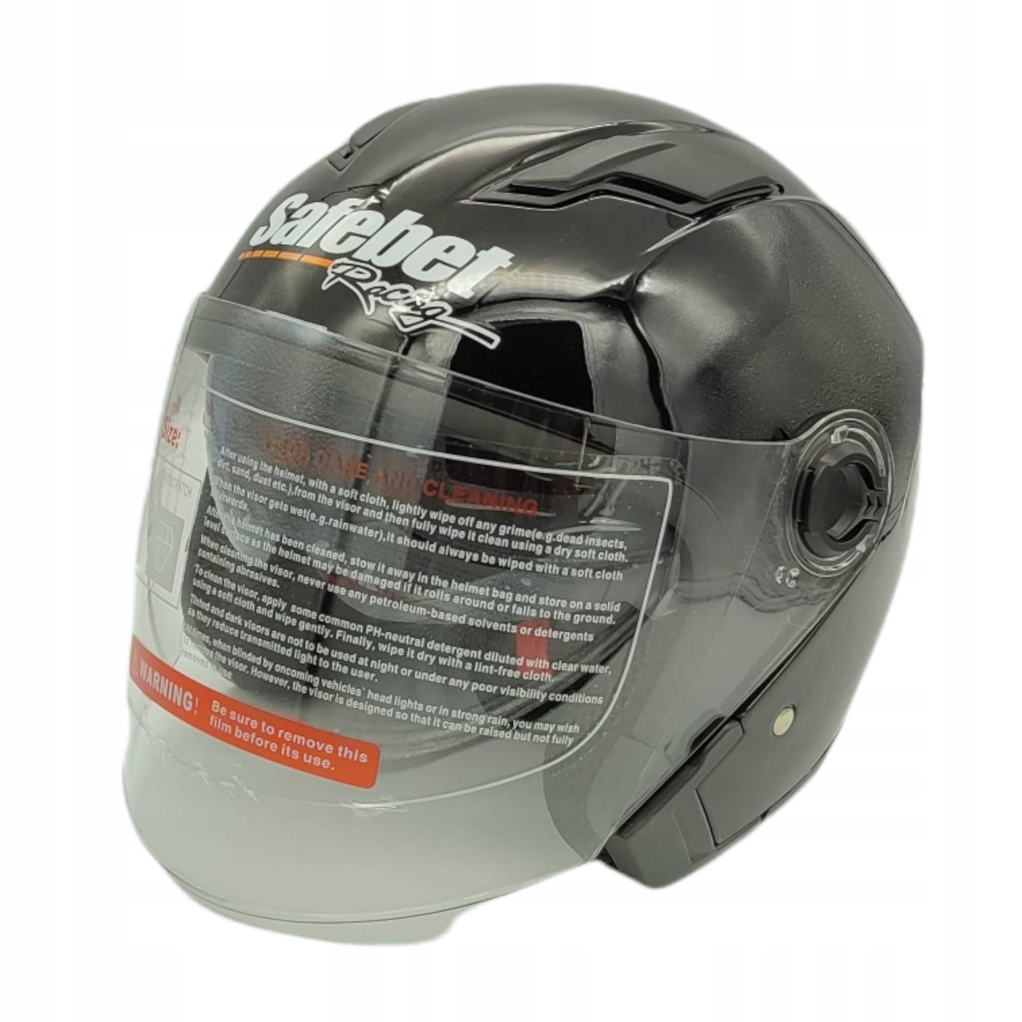 KASK MOTOCYKLOWY NA SKUTER OTWARTY + BLENDA L Producent Safebet