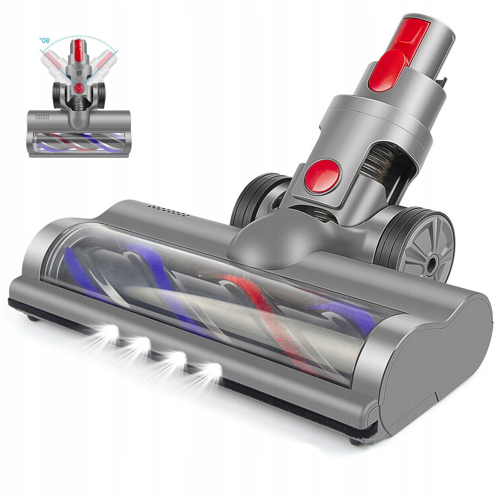 Końcówka szczotka do odkurzacza Dyson V7 V8 V10 V11 turboszczotka mocna