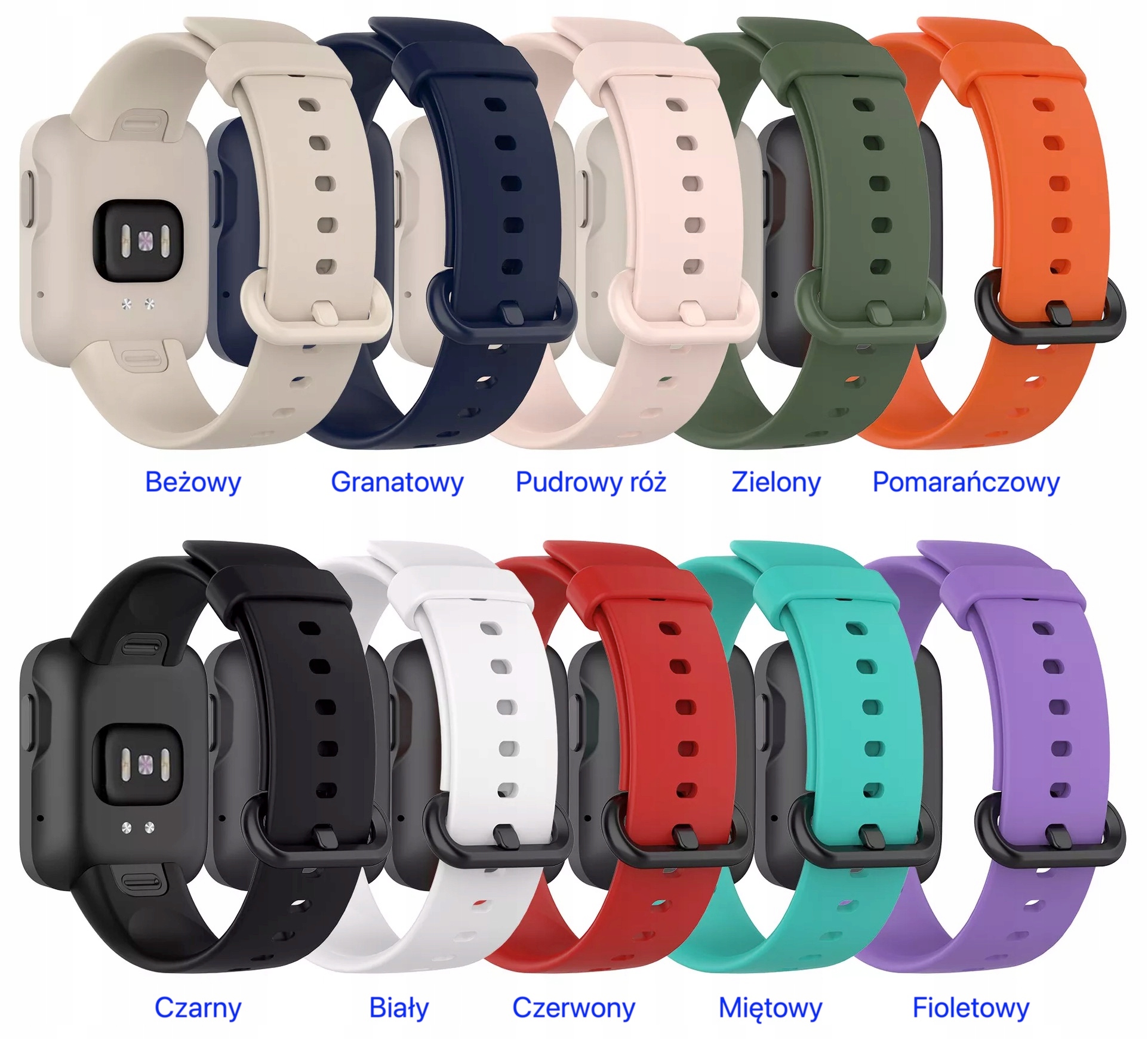 PASEK OPASKA DO XIAOMI MI WATCH LITE WYBÓR KOLORÓW Rodzaj pasek