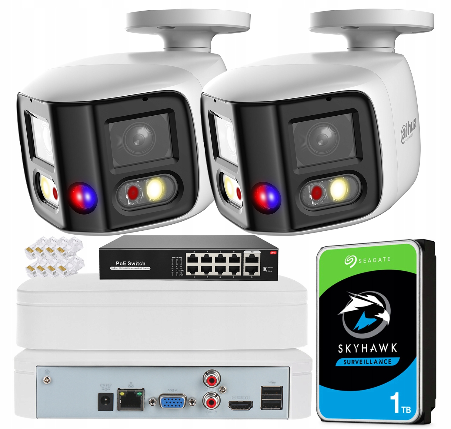 Sada 2x kamera Dahua 8Mpx TiOC Panorama IPC-PFW3849S-A180-E2-AS-PV