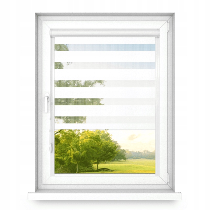 Roleta deň a noc v kazete s vodiacimi lištami 60x220