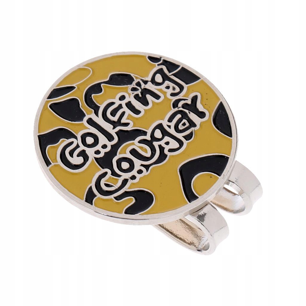 Alloy Golf Ball Marker With Golf Hat Clip Various Patterns Leopard