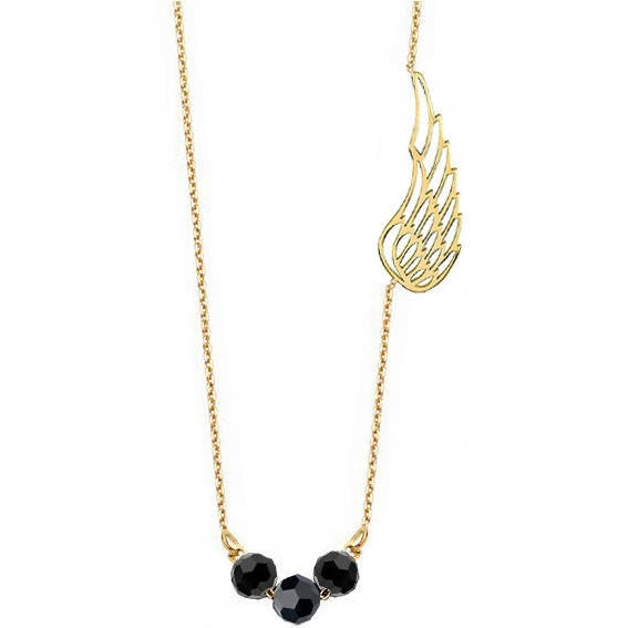 

Srebrny naszyjnik 925 Celebrytka Cyrkonia Skrzydło