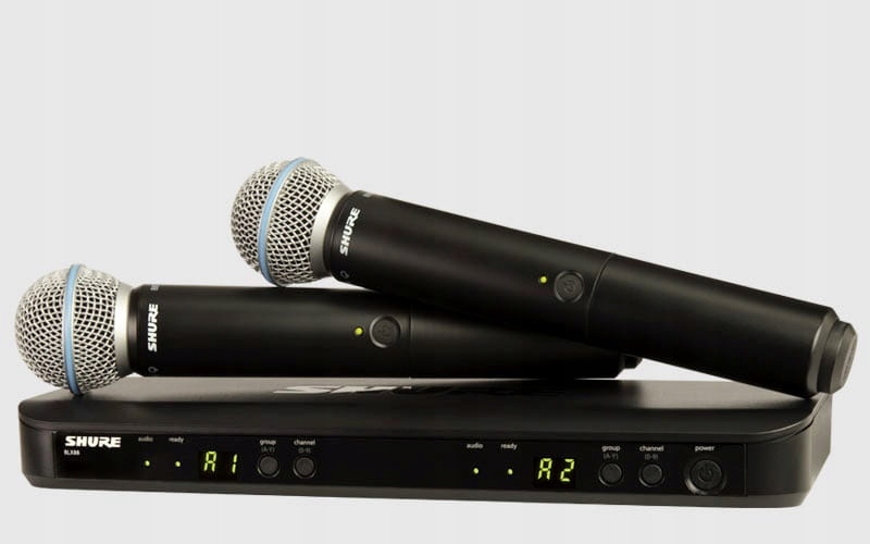 Shure BLX288E/B58-H8E dvojitá bezdrátová sada