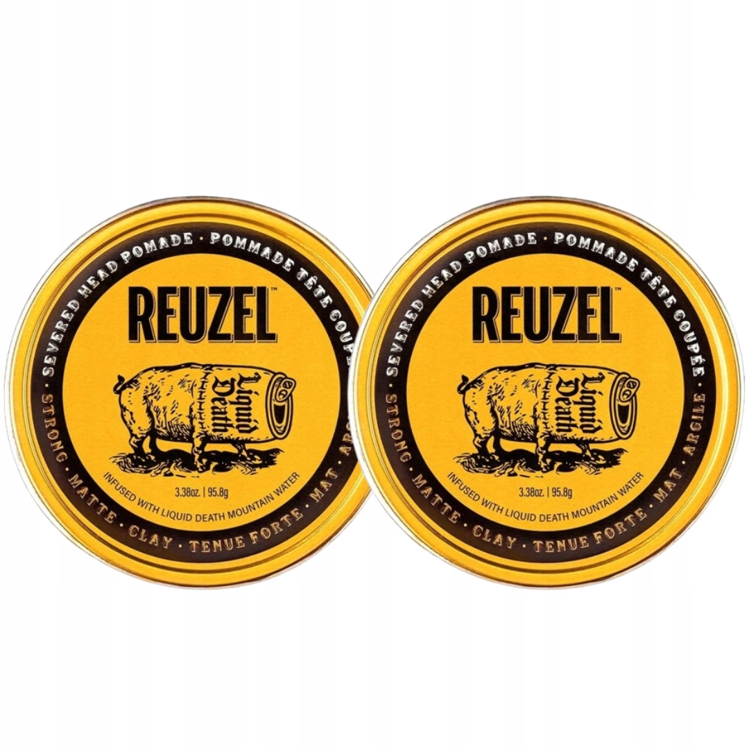 Zestaw Reuzel Mocna Matowa Pomada do modelowania włosów 95g x 2szt
