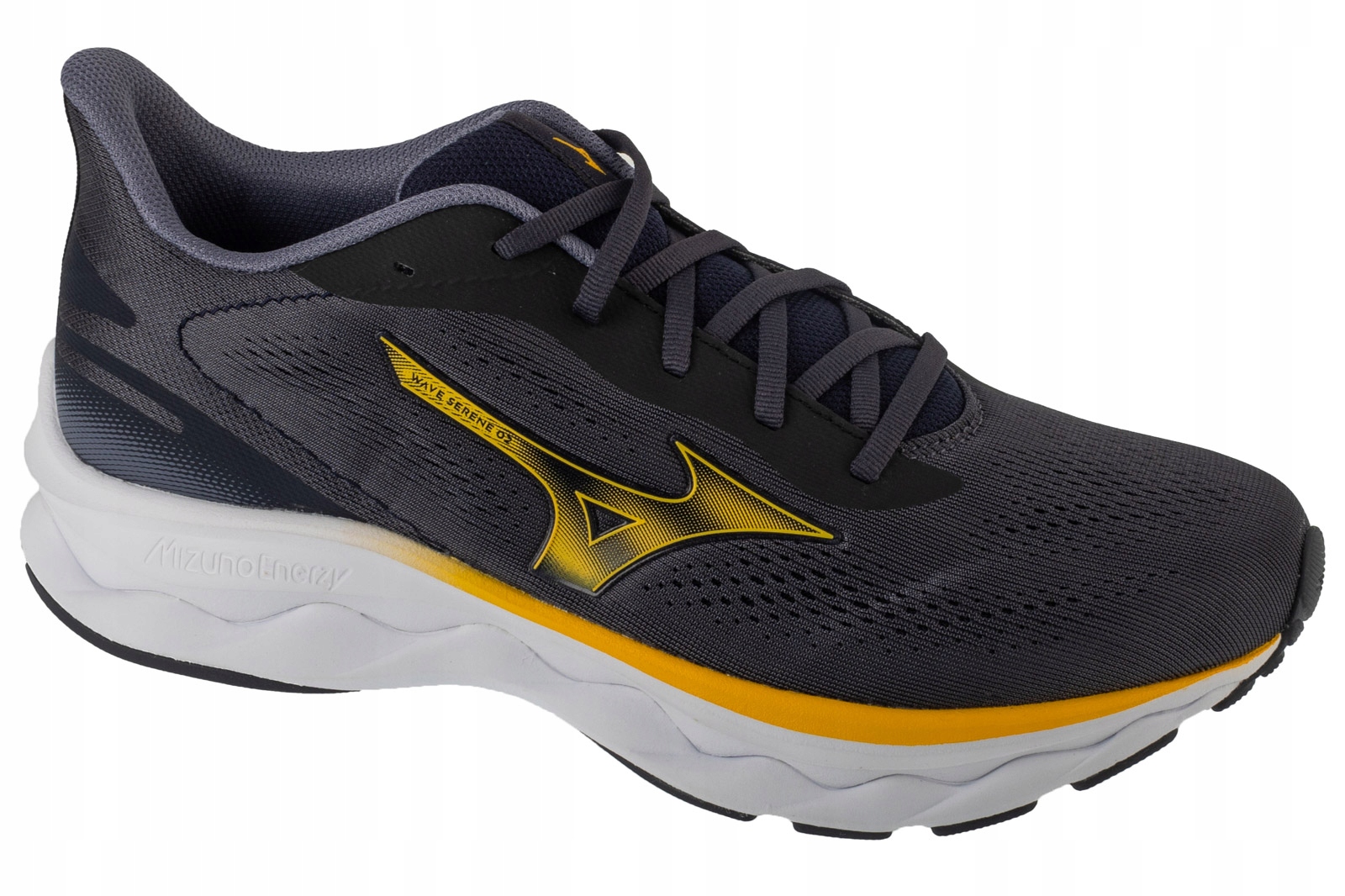 Mizuno Wave Serene 2 [44] Pánské běžecké boty s tkaninou šedé barvy