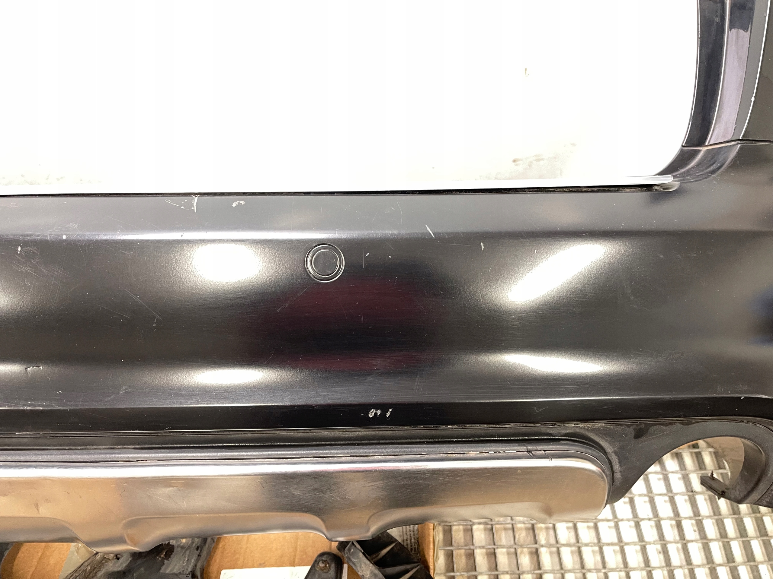 bumper rear part rear AUDI A6 C6 ALLROAD 4PDC below towing + supports complete
