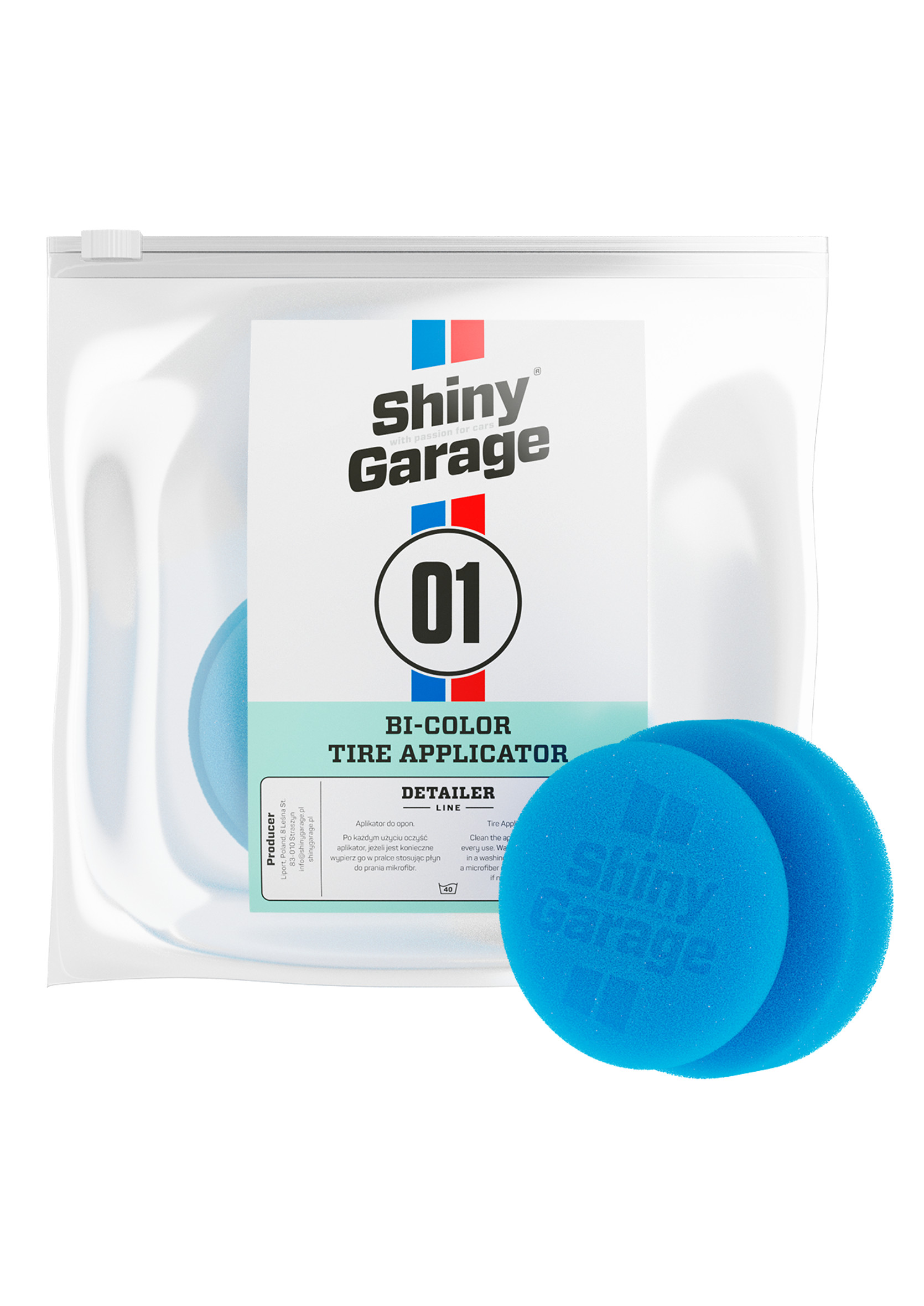 

Shiny Garage Aplikator Do Dressingu Opon Bi-color