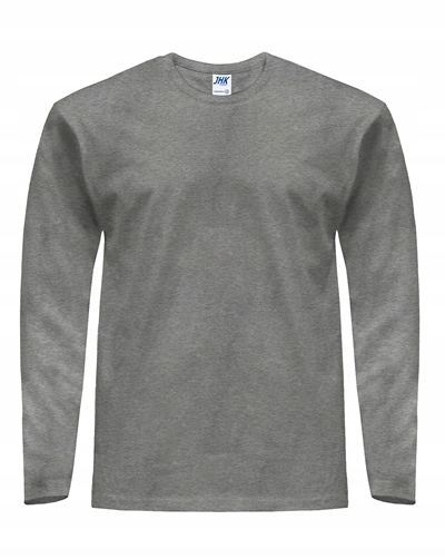 

Jhk T-shirt Męski z długim rękawem Gm szary L