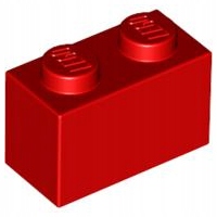 

Lego 3004 Czerwony 1x2 brick klocek Nowy 1szt