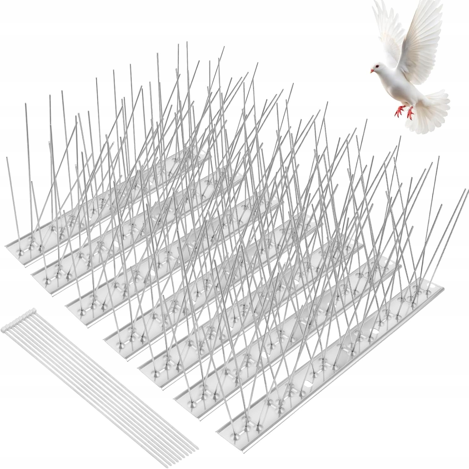 Nejhustší Silné Hroty Proti Ptákům Holubům Hroty Proti Ptákům Nerezové 22x