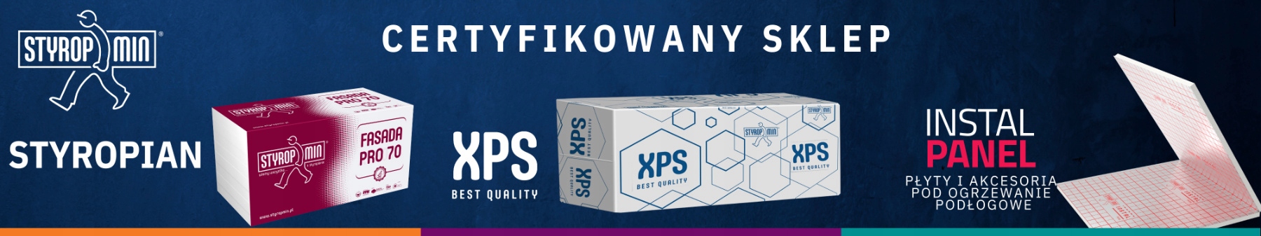 STYROPIAN GRAFITOWY EPS 80 STYROPMIN Passive DP CS PRO 80 8 cm gładki Długość 1 m