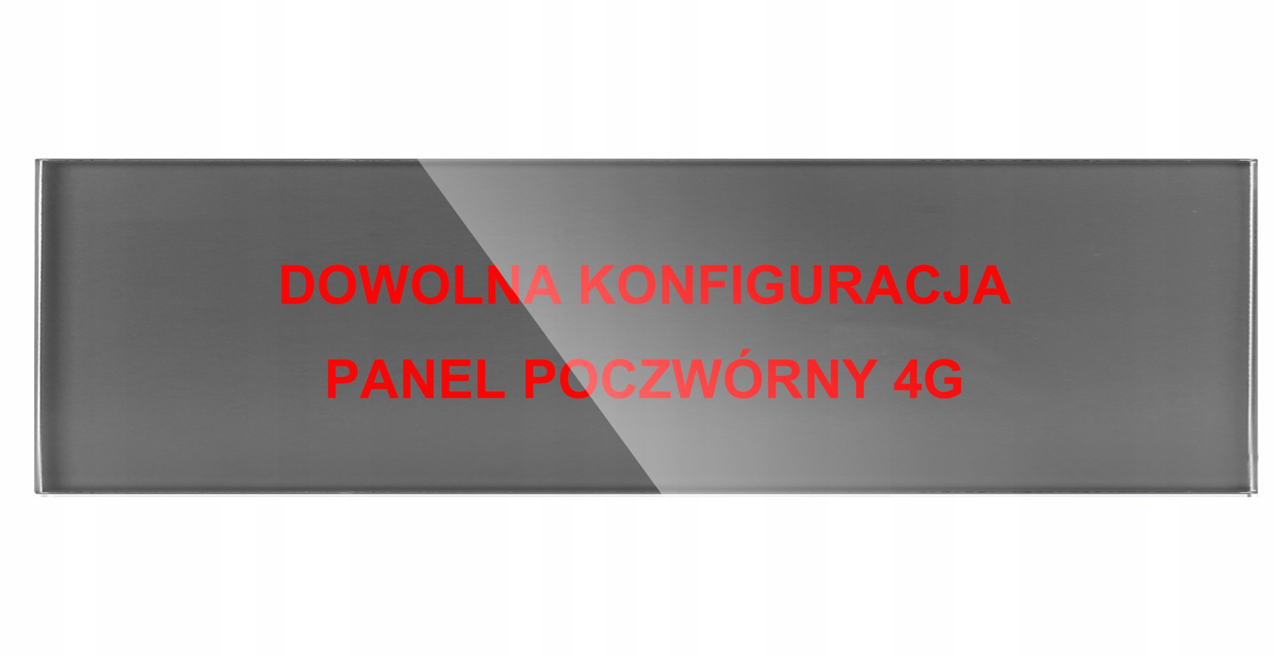 Skleněný Panel Čtyřnásobný Šedý, Libovolná Konfigurace Na Zakázku