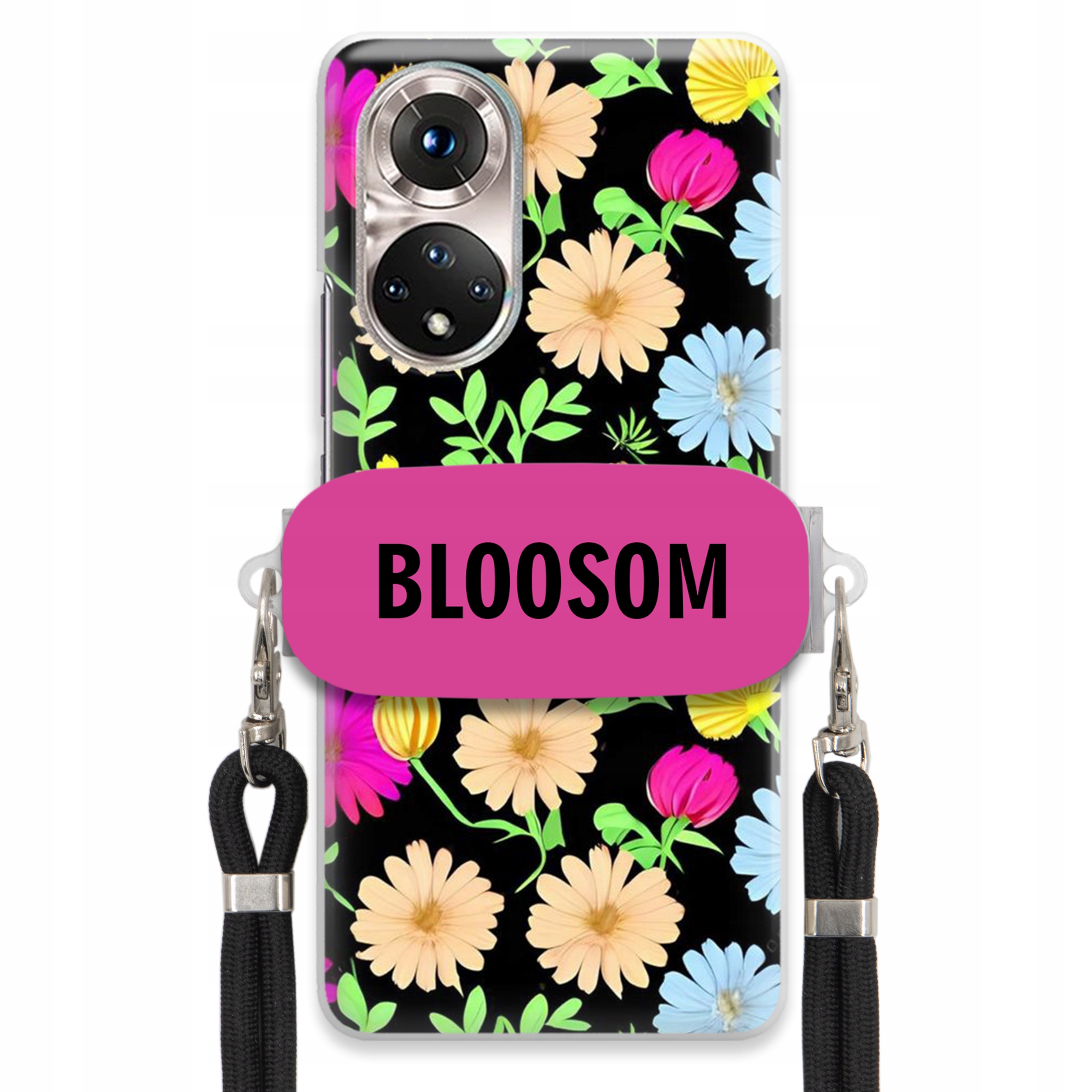 Puzdro Crossbody Pre Huawei Honor 50 Puzdro Case Kvety Bloosom Flower