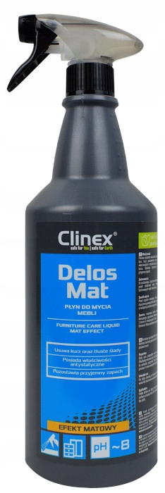 

Clinex Delos Mat 1L płyn do mycia mebli efekt mat