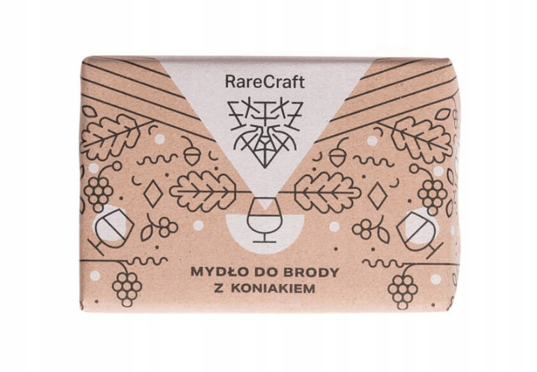 RareCraft Mydło do brody z koniakiem - 110 g