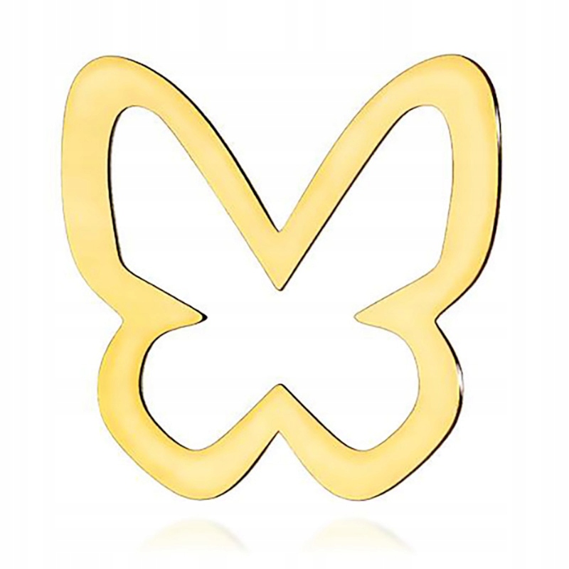 

Hit Złota Zawieszka Do Celebrytek Fancy Motylek