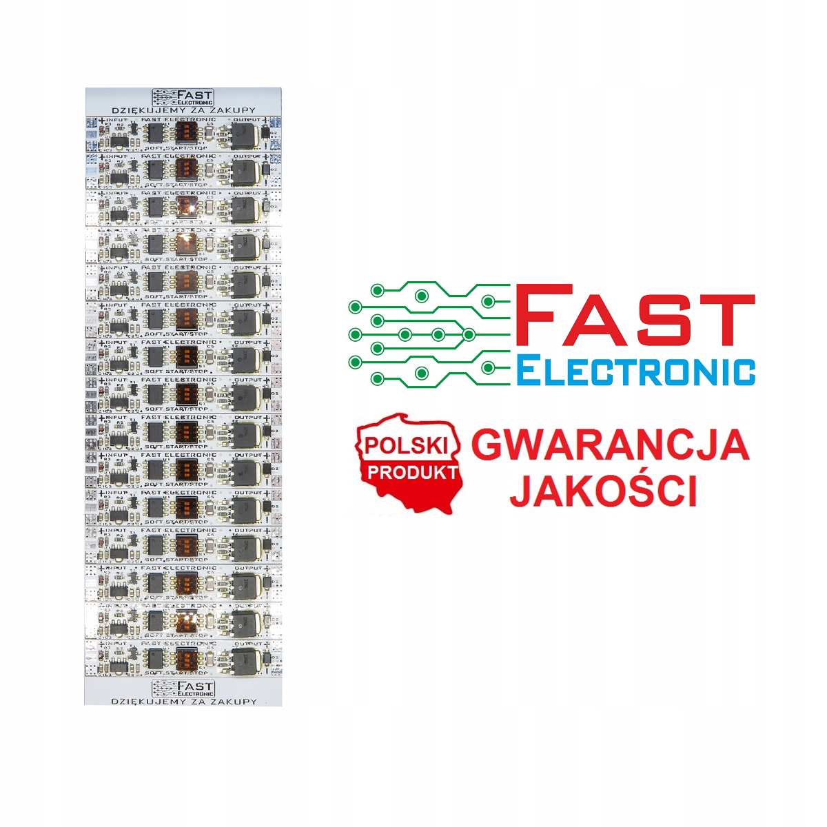Soft Miękki Start Stop LED 12V 24V BISTABILNY Model SOFT START DC BISTABLE