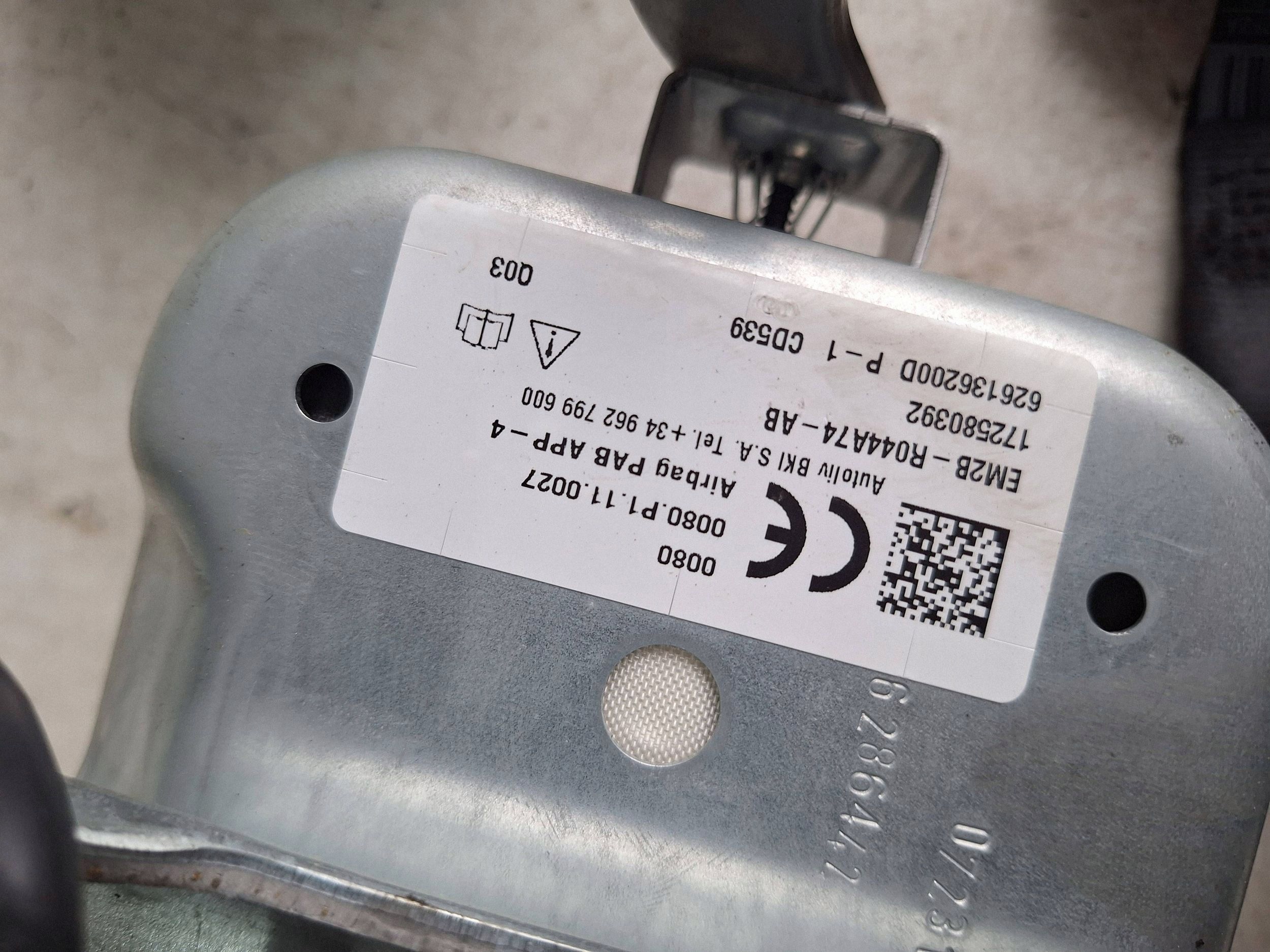 FORD GALAXY MK4 15-20 airbag Montaggio